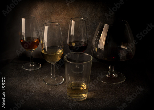 Canvas Print Sherry wines