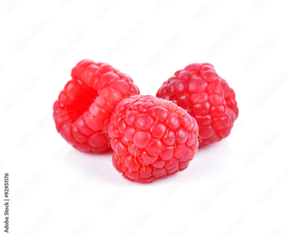raspberry isolated on white background raspberry isolated on white background