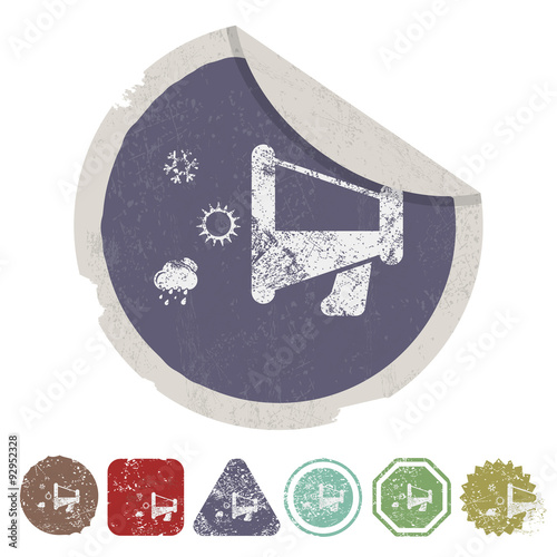 Illustration of weather icon
