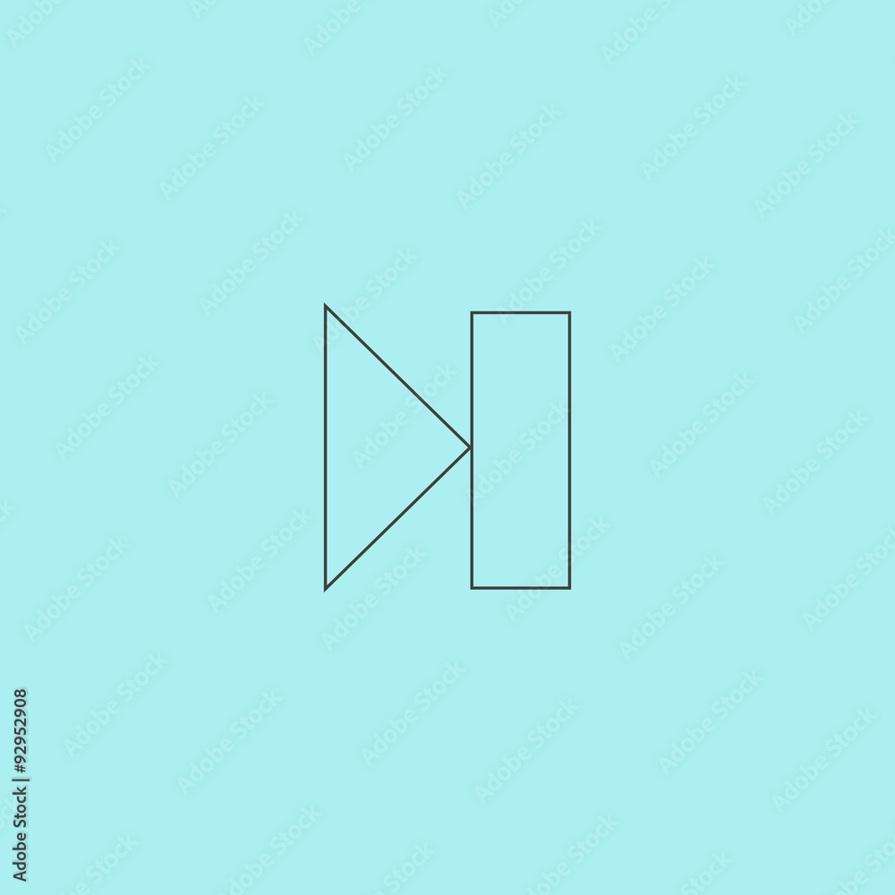 Next track web icon. Media player. Next track web icon. Media player.