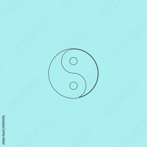 Ying yang symbol of harmony and balance