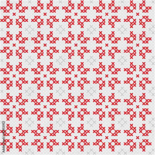 Christmas and winter seamless background with detailed pattern made from stitches for cards, wrapping, web page backgrounds, textile designs, fills, banners, events invitation, menus