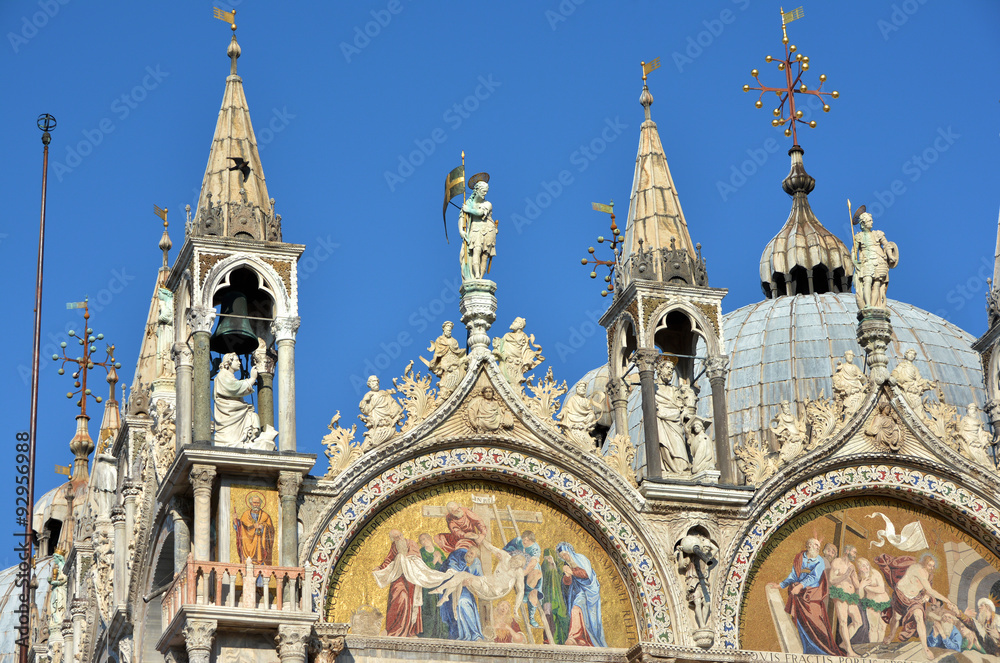 Saint Mark Basilica spires
