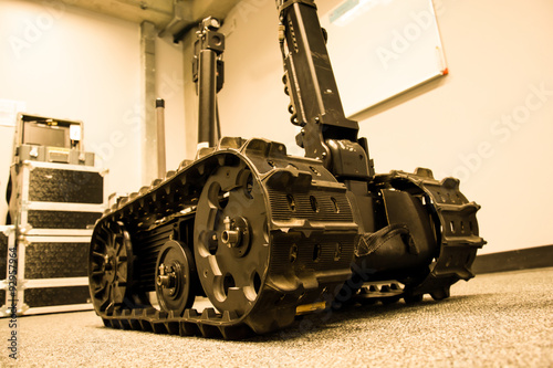 Search and rescue robot .