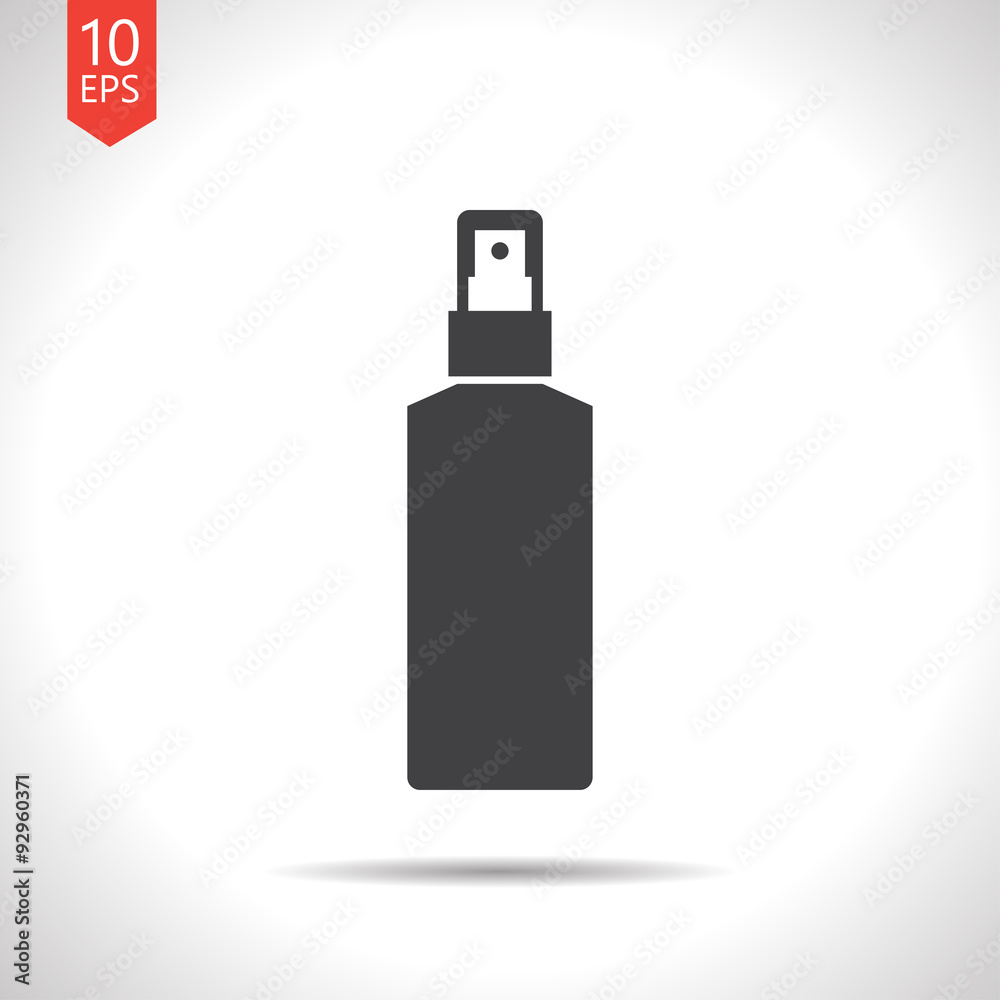 Vector flat bottle Vector flat bottle