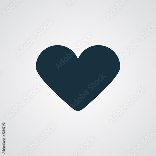 Flat Heart icon