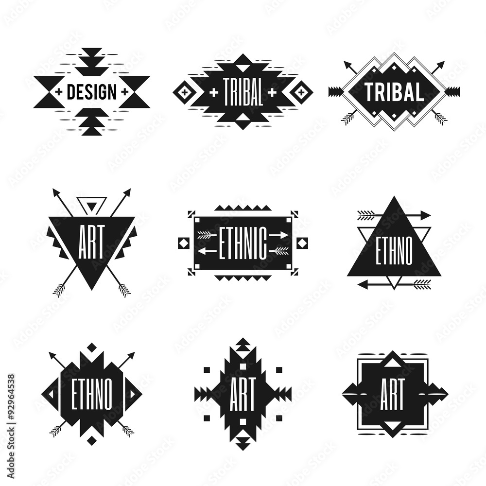 Ethnic Logo Set