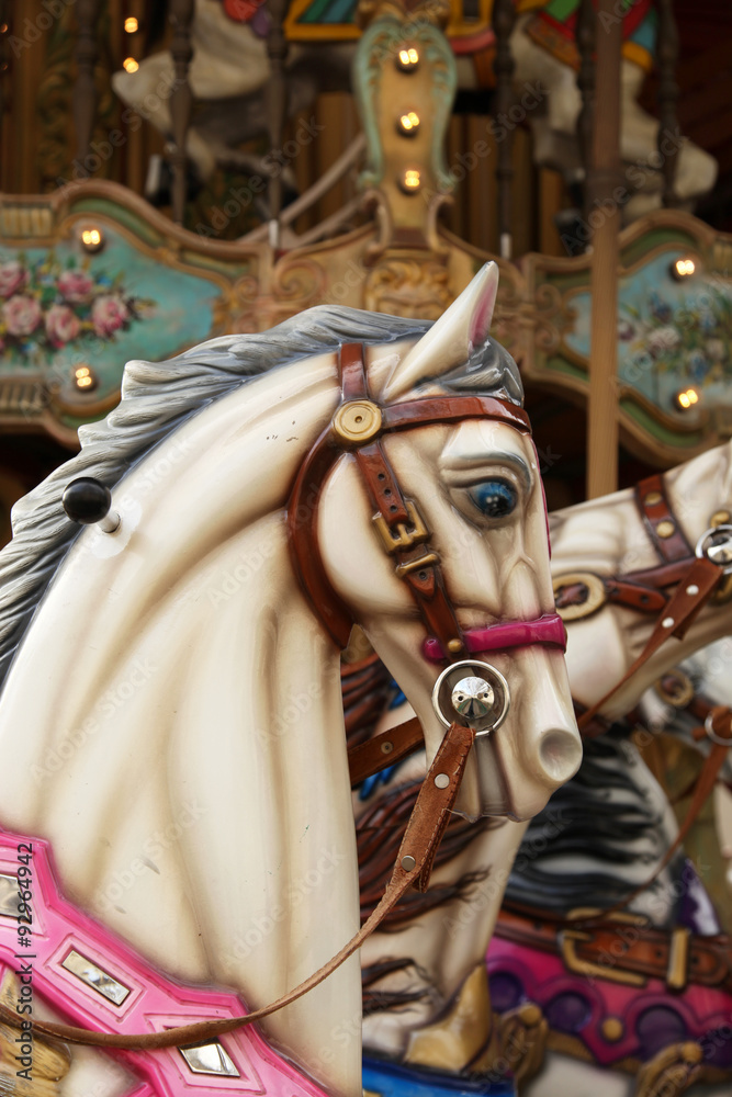 White horse in Carousel