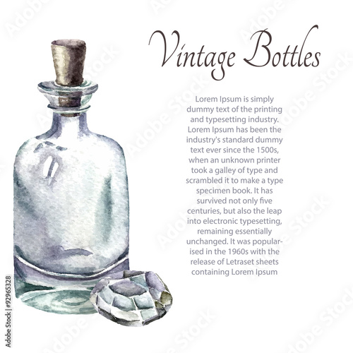Vintage perfume bottles.