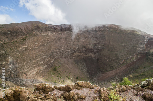 Cratere del vulcano Vesuvio 