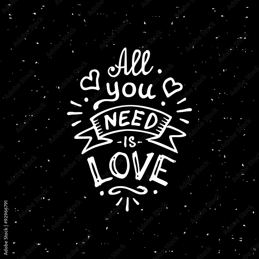 Fototapeta premium AllYouNeed