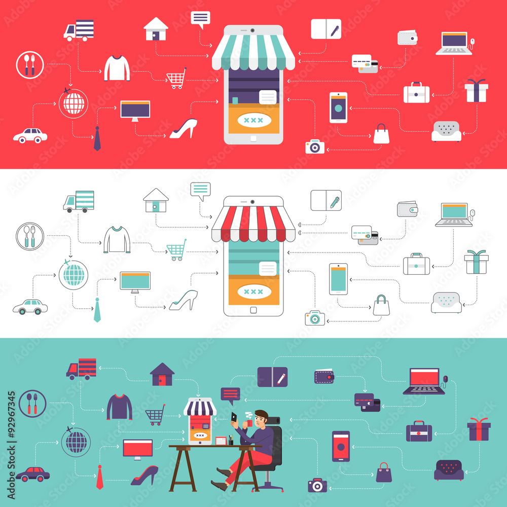 Obraz premium Shopping Icon