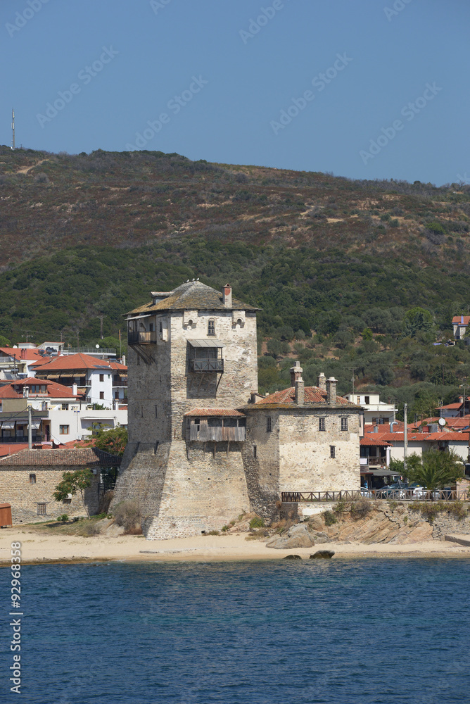 Byzantine Tower / Tower of Prosforios - Ouranoupolis, Athos, Halkidiki, Greece