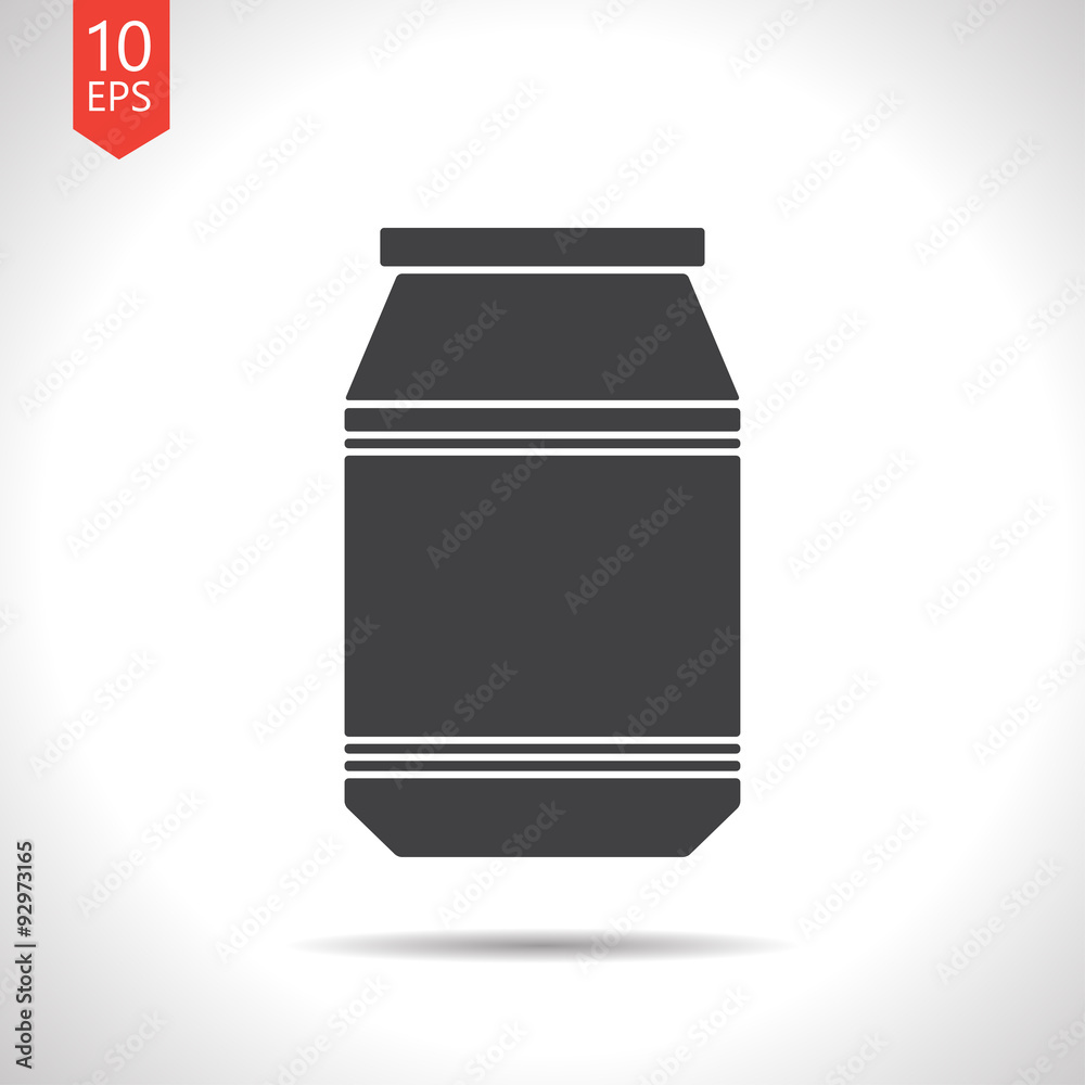 Vector kitchen bottle template Vector kitchen bottle template