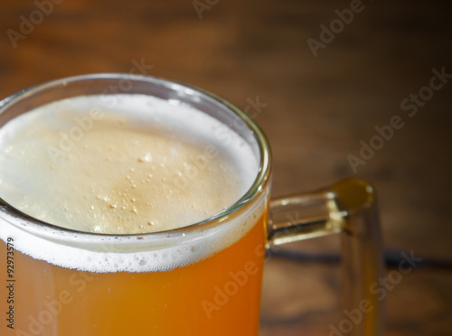 mug of beer on the table