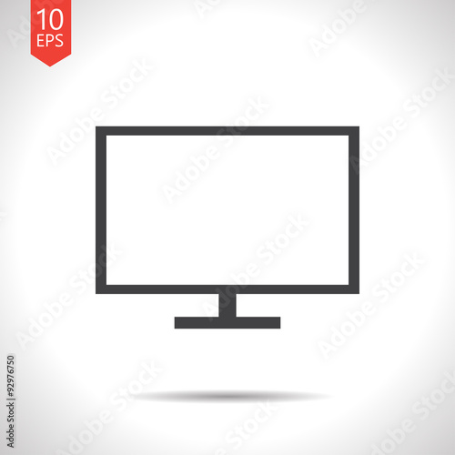 TV or monitor icon