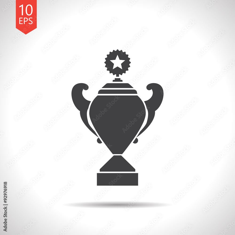 Vector flat trophy Vector flat trophy