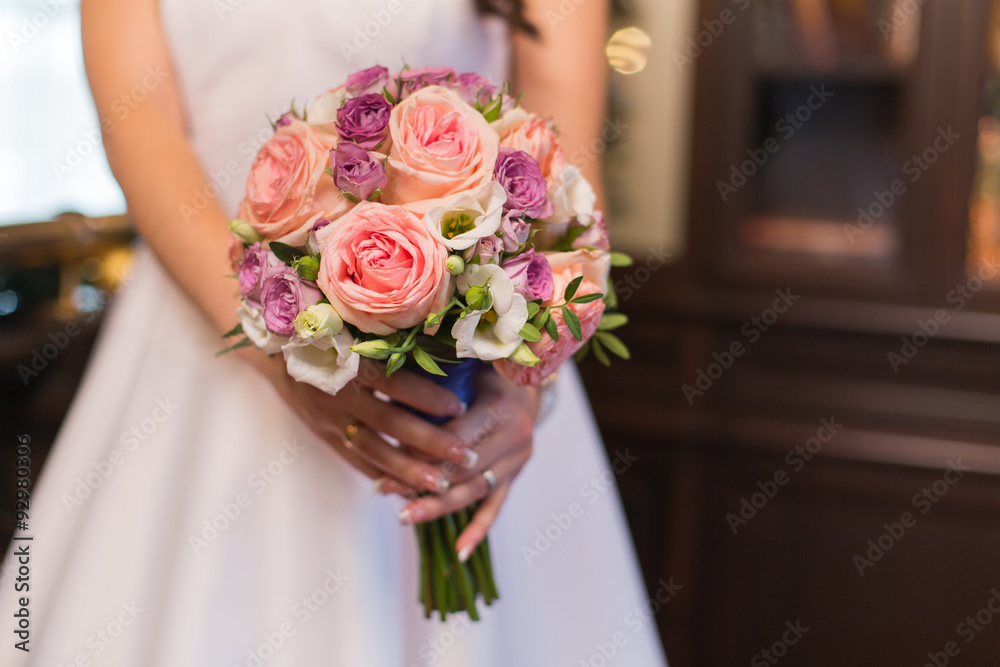 Wedding bouquet of the bride