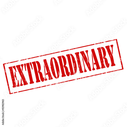 Extraordinary