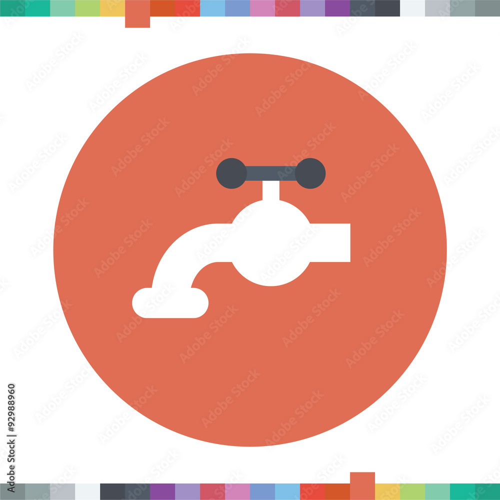 Water tap icon.