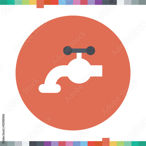 Water tap icon.