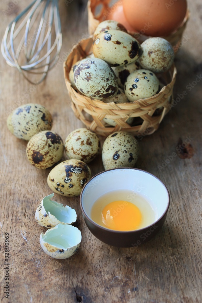 Fototapeta premium Quail eggs