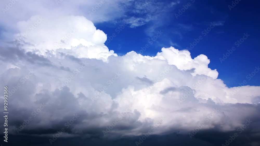Storm clouds. Video without birds Storm clouds. Video without birds