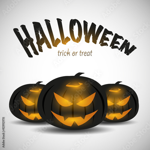 Three Black Jack O Lanterns