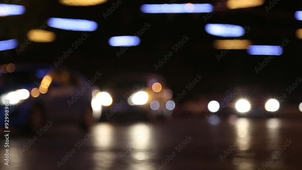Cars in night city Cars in night city