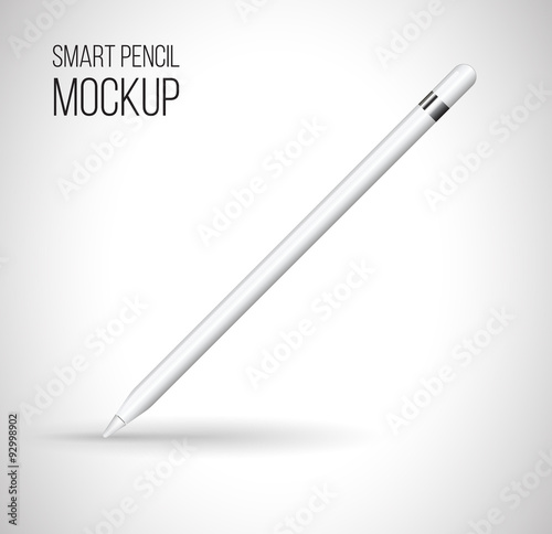 Mockup digital pencil. Vector illustration. photo