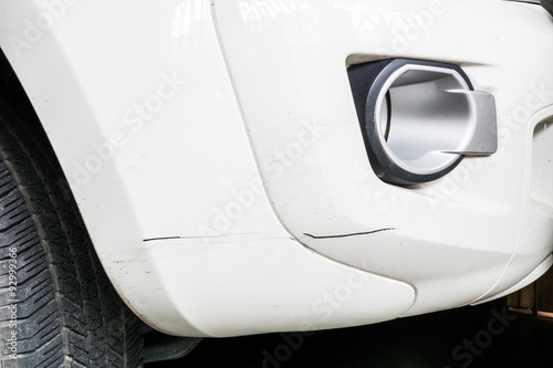 Car scratched