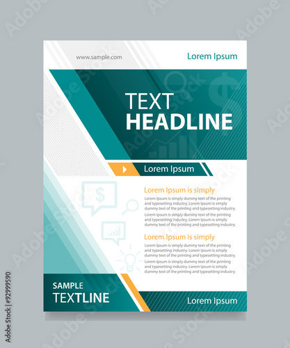 business brochure and flyer  template design