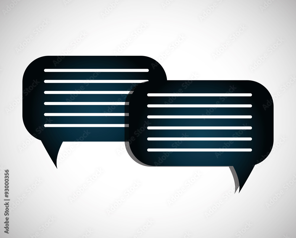 Chat speech bubbles Chat speech bubbles