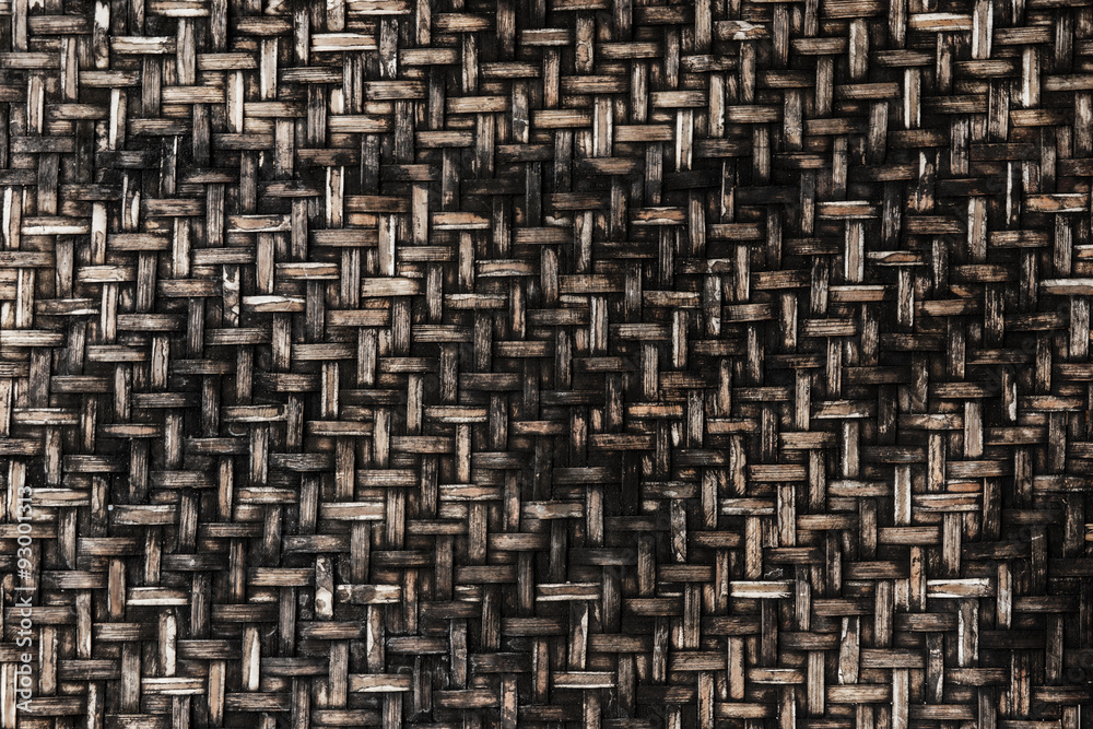 Old bamboo weave background. Old bamboo weave background.