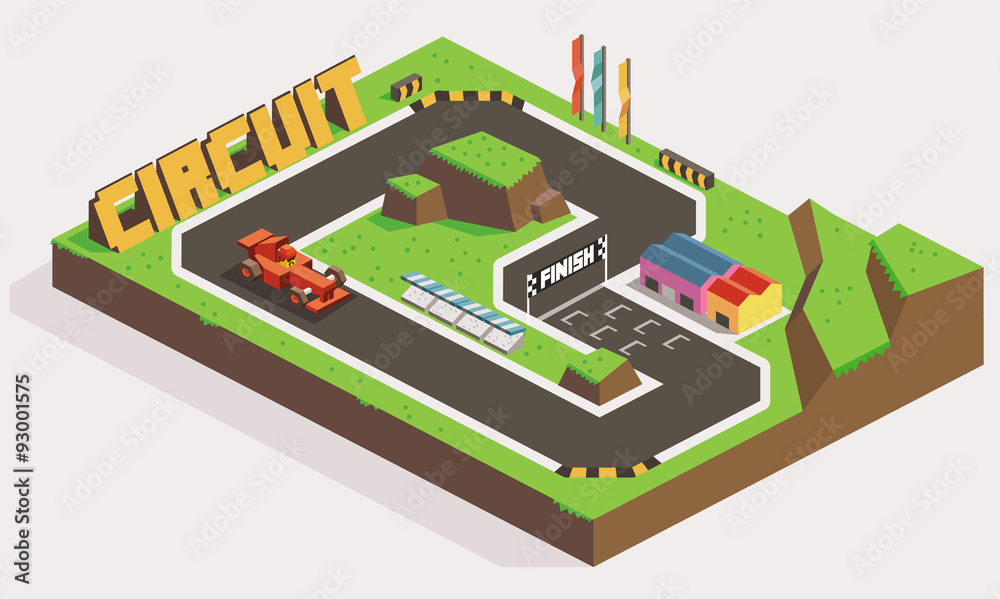 Circuit Car Race Circuit Car Race
