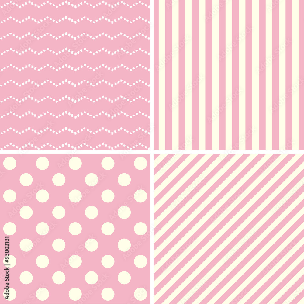 Set of cute patterns