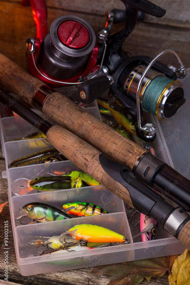 fishing tackles and fishing baits in box fishing tackles and fishing baits in box