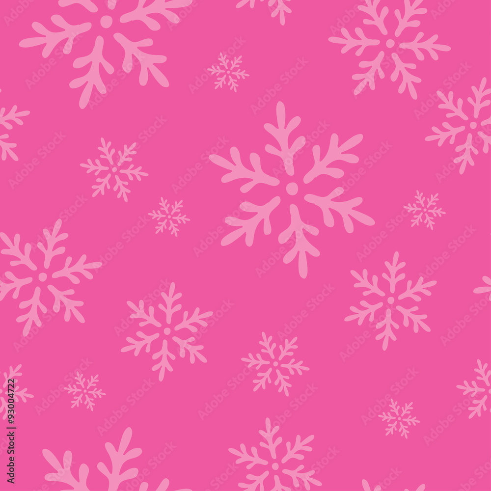 Vector seamless winter Christmas background