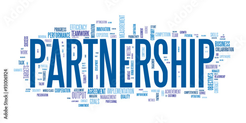 Vector Tag Cloud PARTNERSHIP