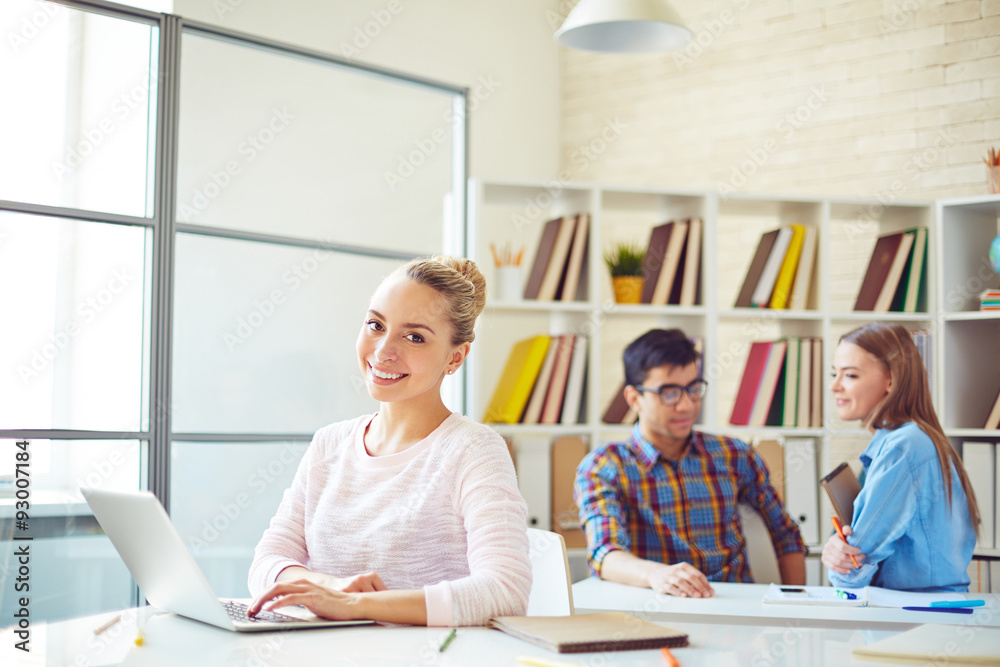 Fototapeta premium Pretty student