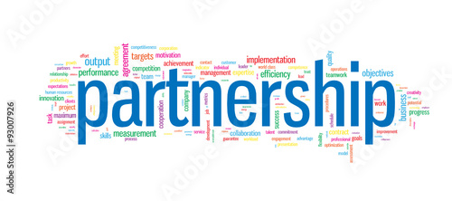 Vector Tag Cloud PARTNERSHIP