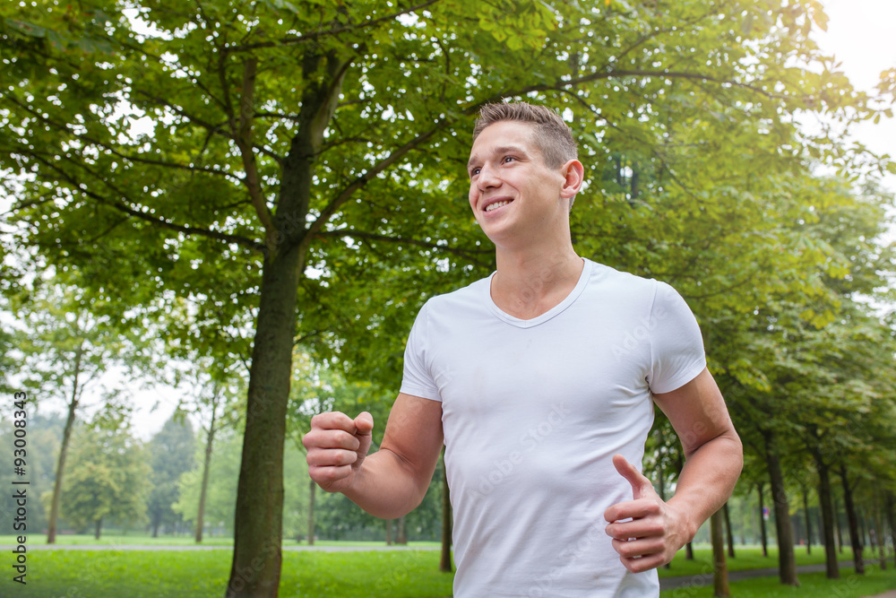 jogging in park jogging in park