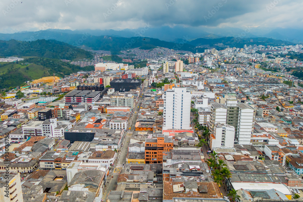 Manizales city in Colombia