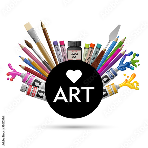 Love art, eps10 vector