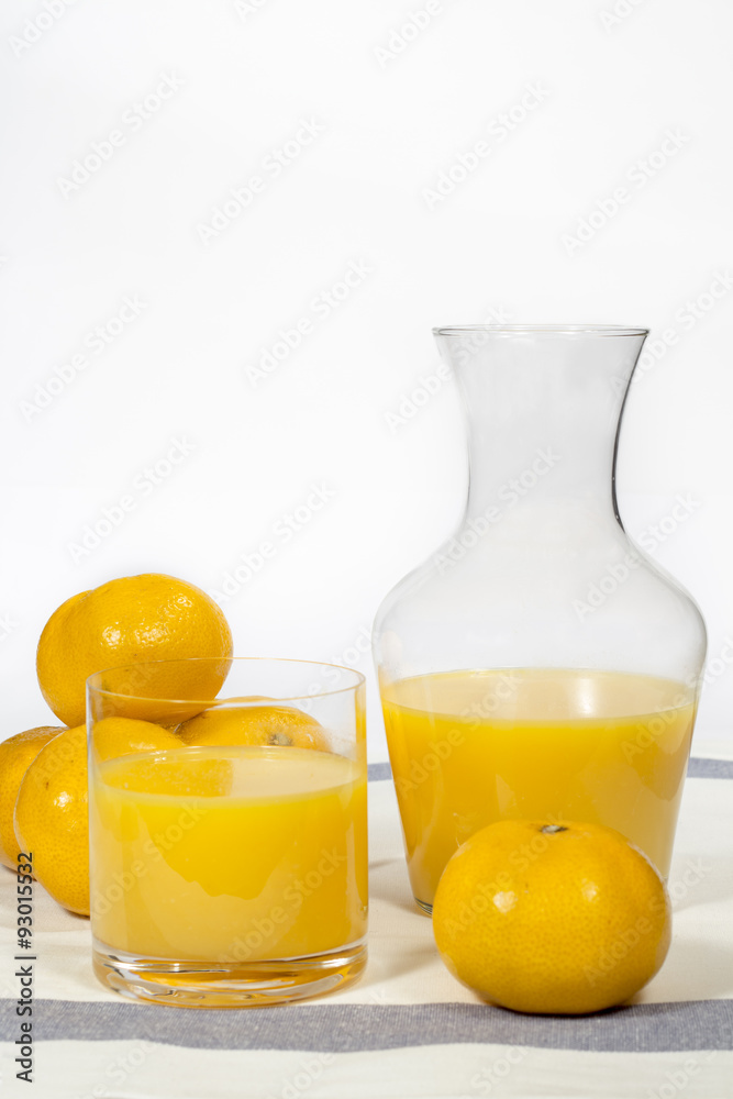 Natural orange juice freshly squeezed