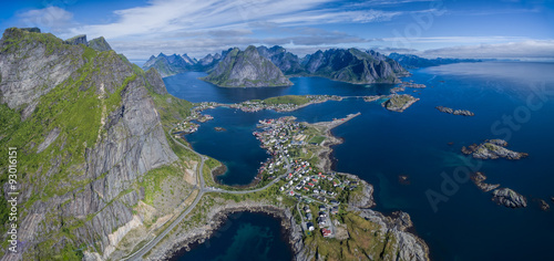 Reine from air panorama