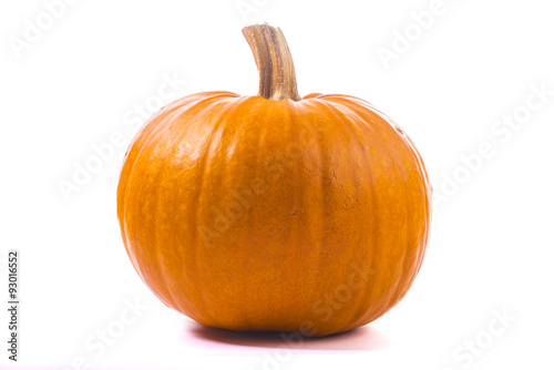 Obraz na płótnie Pumpkin on white bacground w salonie