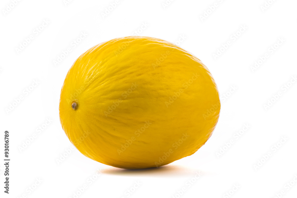 Honeydew melon on white background