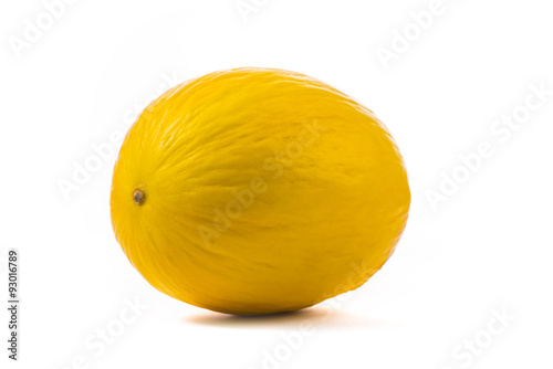 Obraz na płótnie Honeydew melon on white background w salonie