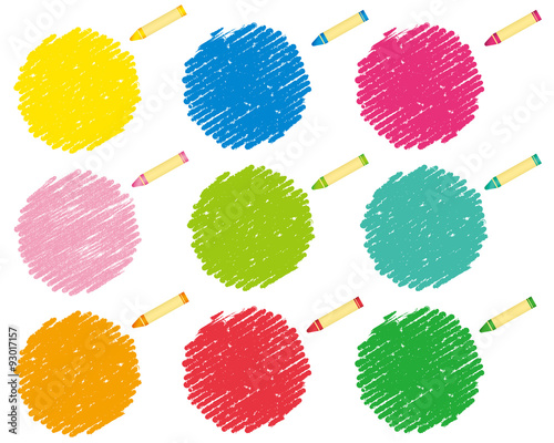 crayon collection Vector クレヨン